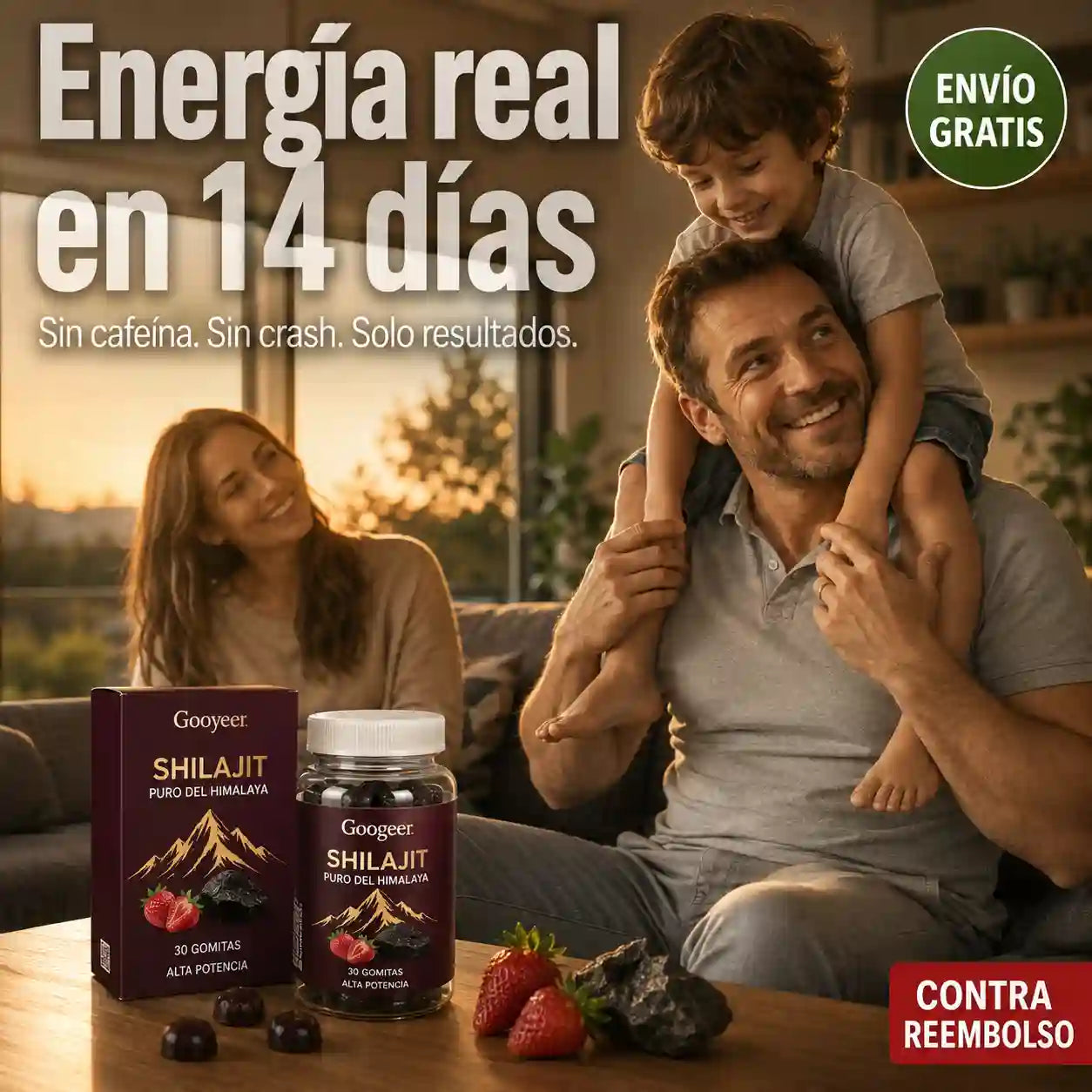 Shilajit Gummies - Más Energía y Presencia en 14 Días