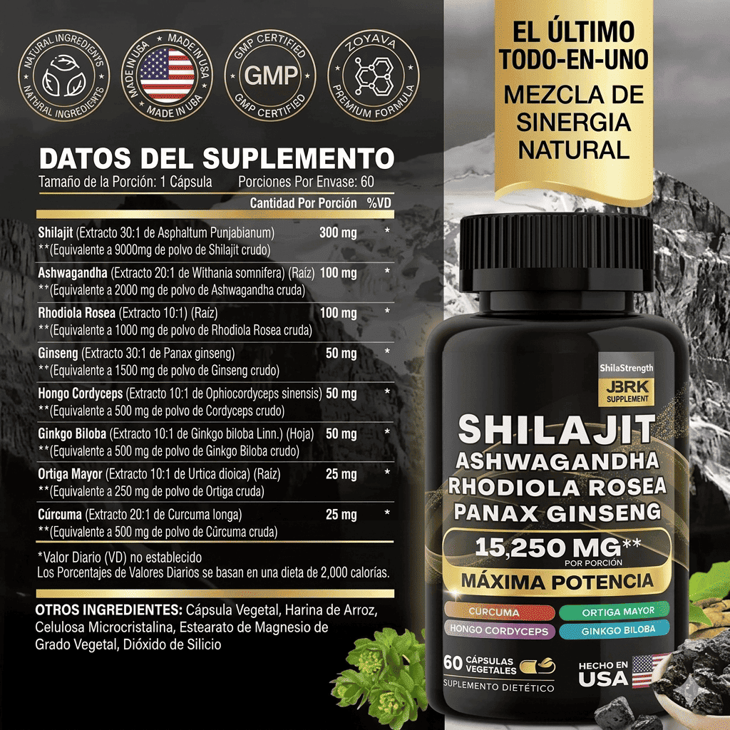 Shilajit Puro del Himalaya | Recupera tu energía, tu deseo y tu presencia