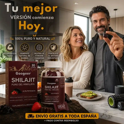 Shilajit Gummies - Más Energía y Presencia en 14 Días