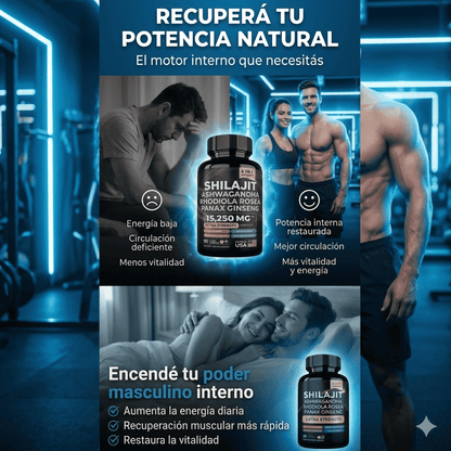 Shilajit Puro del Himalaya | Recupera tu energía, tu deseo y tu presencia